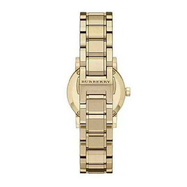 Burberry The City Gold Dial Gold Steel Strap Watch for Women - BU9234