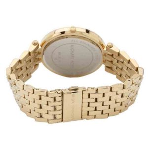 Michael Kors Darci Mother of Pearl Dial Gold Steel Strap Watch for Women - MK3219