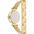 Guess Quartz White Dial Gold Steel Strap Watch For Women - W1152L2