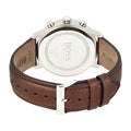 Hugo Boss Attitude Blue Dial Brown Leather Strap Watch for Men - 1513606