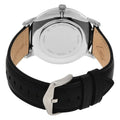 Fossil The Minimalist Three Hand Black Dial Black Leather Strap Watch for Men - FS5398