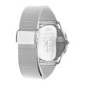 Calvin Klein Minimal Black Dial Silver Mesh Bracelet Watch for Men - K3M21123