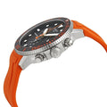 Tissot Seaster 1000 Chronograph Black Dial Orange Rubber Strap Watch For Men - T120.417.17.051.01