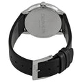 Calvin Klein Minimal Black Dial Black Leather Strap Watch for Men - K3M221CS