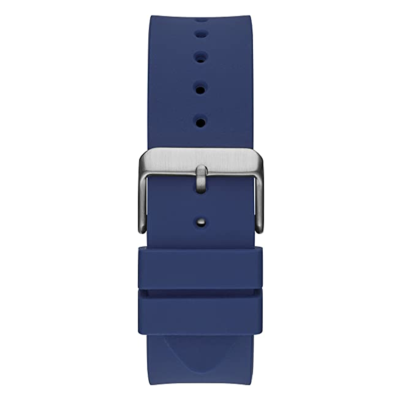 Guess Phoenix Multifunction Blue Dial Blue Rubber Strap Watch for Men - GW0203G7