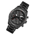 Hugo Boss Pilot Edition Chronograph Black Dial Black Steel Strap Watch for Men - 1513854