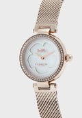 Coach Park Mother of Pearl Dial Rose Gold Mesh Bracelet Watch for Women - 14503511