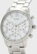 Guess Hendrix Silver Dial Silver Steel Strap Watch for Men - GW0066G1