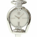 Gucci Horsebit Collection Diamonds Mother of Pearl White Dial Silver Steel Strap Watch For Women - YA139504