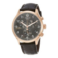 Tissot Chrono XL 45mm Black Dial Brown Leather Strap Watch For Men - T116.617.36.057.01