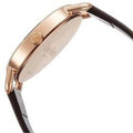 Calvin Klein Even Grey Dial Brown Leather Strap Watch for Women - K7B236G3