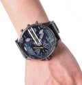 Diesel Big Daddy 2.0 Blue Dial Grey Stainless Steel Watch For Men - DZ7331