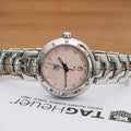 Tag Heuer Link Diamonds Pink Dial Silver Steel Strap Watch for Women - WAT1415.BA0954