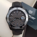 Tag Heuer Aquaracer 300 Swiss Limited Edition Black Dial Black Nylon Strap Watch for Men - WAY218B.FC6364