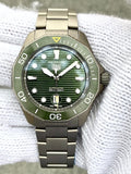 Tag Heuer Aquaracer Professional 300 Automatic Green Dial Silver Steel Strap Watch for Men - WBP208B.BF0631