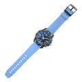 Breitling Endurance Pro Black Dial Light Blue Rubber Strap Watch for Men - X82310281B1S1