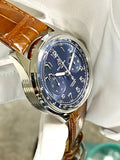 Breitling Premier B15 Duograph 42 Blue Dial Brown Leather Strap Watch for Men - AB1510171C1P1