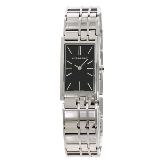 Burberry Heritage Black Dial Silver Stainless Steel Strap Watch for Women - BU9501