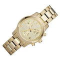 Michael Kors Runway Gold Dial Gold Steel Strap Watch for Women - MK5384