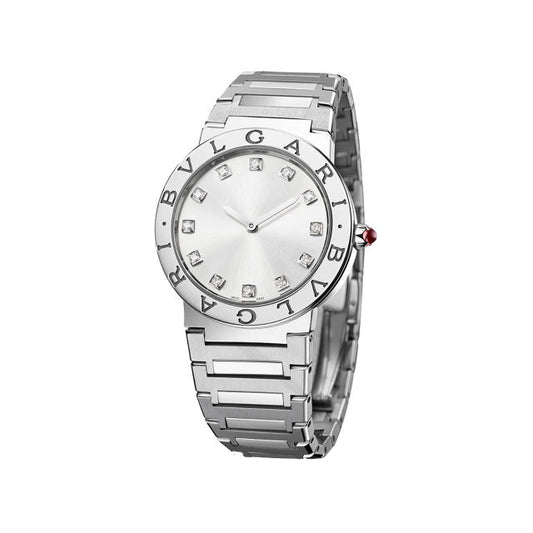 Bvlgari Bvlgari Bvlgari Lady Diamonds Silver Dial Silver Steel Strap Watch for Women - BVLGARI103696