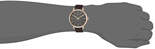 Calvin Klein Even Grey Dial Brown Leather Strap Watch for Women - K7B216G3