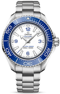 Omega Planet Ocean 6000M Co Axial Master Chronometer 45.5mm White Dial Silver Steel Strap Watch for Men - 21530462104001