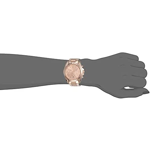 Michael Kors Bradshaw Rose Gold Dial Rose Gold Steel Strap Watch for Women - MK5503