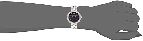 Swarovski Daytime Rhinestones Grey Dial Silver Steel Strap Watch for Women - 5213681