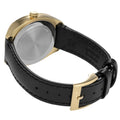 Gucci GG2570 Black Dial Black Leather Strap Watch For Women - YA142408