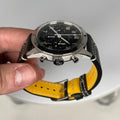 Breitling Avi Ref. 765 1953 Re-Edition Black Dial Black Leather Strap Watch for Men - AB0920131B1X1