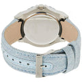 Guess Limelight Quartz Blue Dial Blue Leather Strap Watch For Men - W0775l1