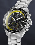 Tag Heuer Formula 1 Chronograph Black Dial Silver Steel Strap Watch for Men - CAZ101AC.BA0842