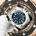 Audemars Piguet Royal Oak Offshore Diver Blue Dial Blue Rubber Strap Watch for Men - 15720ST.OO.A027CA.01