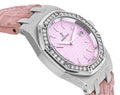 Audemars Piguet Royal Oak Quartz Diamonds Pink Dial Pink Leather Strap Watch for Women - 67601ST.ZZ.D057CR.01