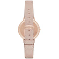 Emporio Armani Kappa White Dial Beige Leather Strap Watch For Women - AR2510