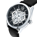 Guess Tailor Multifunction Black Dial Black Leather Strap Watch for Men - GW0389G1