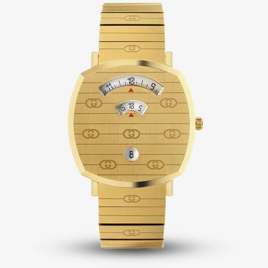 Gucci Grip Quartz Yellow Gold Dial Quartz Unisex Watch 38mm -  YA157409