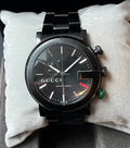 Gucci G Chrono Black Dial Quartz 44mm Watch For Men - YA101331