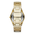 Fossil Stella Multifunction Gold Dial Gold Steel Strap Watch for Women - ES3589