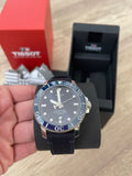 Tissot Seastar 1000 Powermatic 80 Silicium Blue Dial Nylon Strap Watch For Men - T120.407.17.041.01