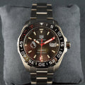 Tag Heuer Aquaracer Calibre 5 Premiere League Edition Silver Stainless Steel Black Dial Automatic Watch - WAY201D.BA0927