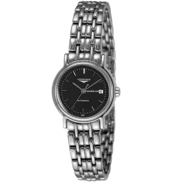 Longines Presence 25.5mm Automatic Stainless Steel Watch for Women - L4.321.4.52.6