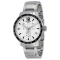 Tissot Quickster Chronograph Silver Dial Watch For Men - T095.417.11.037.00