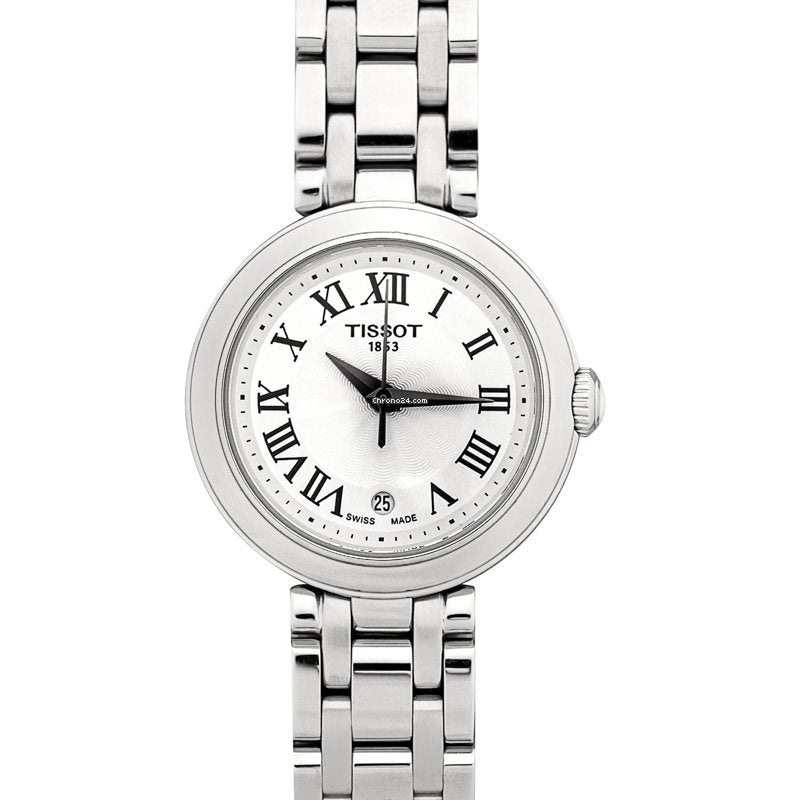 Tissot Bellissima Small Lady Silver Dial Silver Steel Strap Watch For Women - T126.010.11.013.00