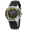 Tag Heuer Formula 1 Chronograph Black Dial Black Rubber Strap Watch for Men - CAZ101AC.FT8024