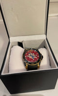 Gucci Dive Quartz Red Dial Black Rubber Strap Watch For Men - YA136325