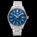 Tag Heuer Carrera Quartz Blue Dial Silver Steel Strap Watch for Women - WAR1112.BA0601