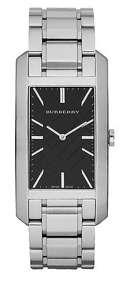 Burberry Heritage Black Dial Silver Steel Strap Watch For Women - BU9401