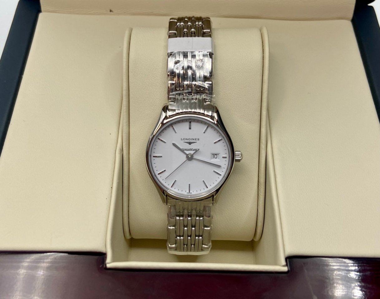 Longines Lyre Classico 25mm Stainless Steel Watch for Women - L4.259.4.12.6