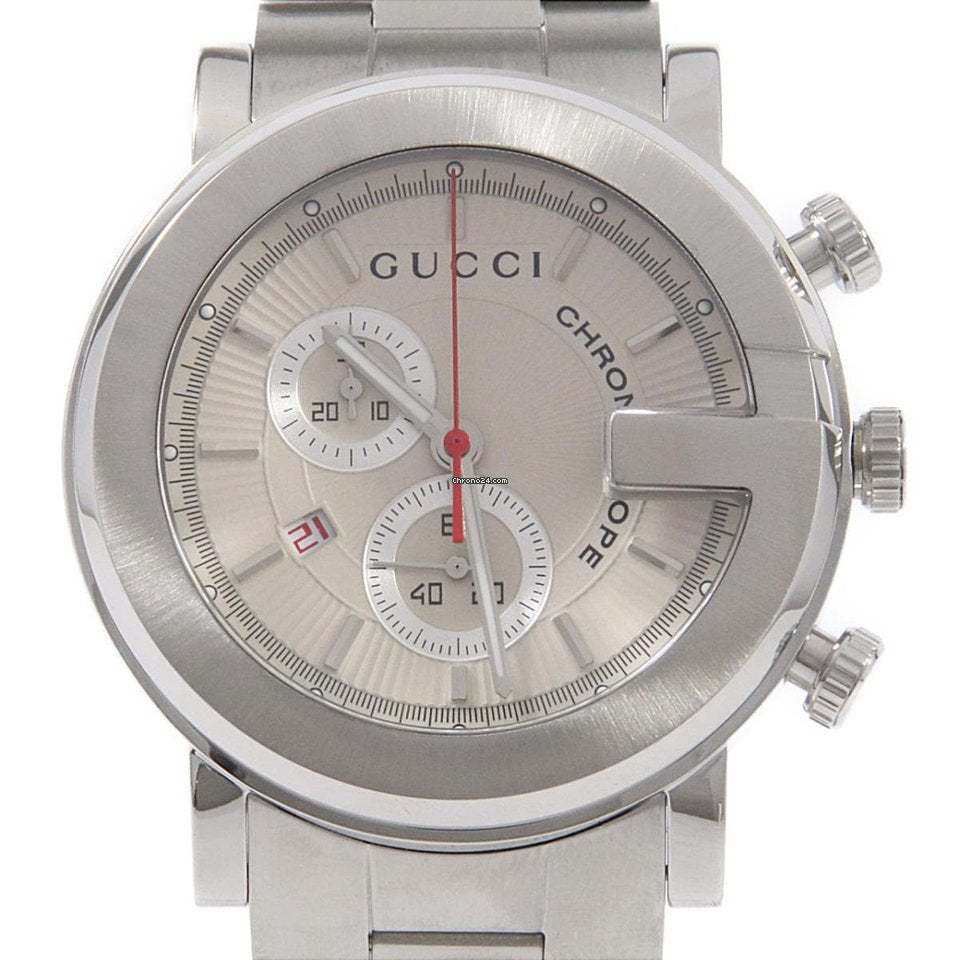 Gucci G Chrono 101 Series Stainless Steel Watch For Men - YA101339